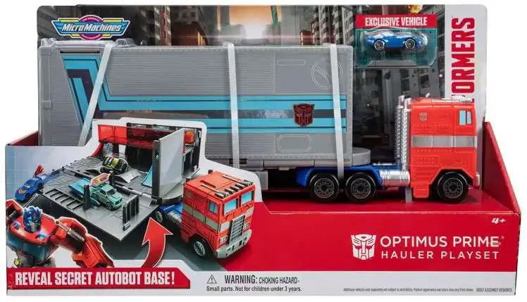 Outlet 👍 Micro Machines Transformers Optimus Prime Hauler Playset ⌛