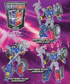 Top 10 🤩 Transformers Botcon Exclusives Shattered Glass Wreck-Gar, Junkheap & Scrapheap Exclusive Action Figure 3-Pack 🤩