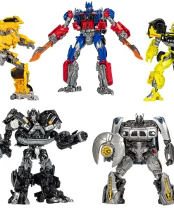 Cheapest 🎉 Transformers Generations Studio Series Ironhide, Bumblebee, Optimus Prime, Autobot Ratchet & Autobot Jazz Action Figure 5-Pack [15th Anniversary] 💯