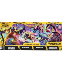 Best deal 🔥 Transformers Buzzworthy Bumblebee Legacy Creatures Collide Action Figure 4-Pack [Goldbug, Ransack, Skywasp & Scorponok] ✨