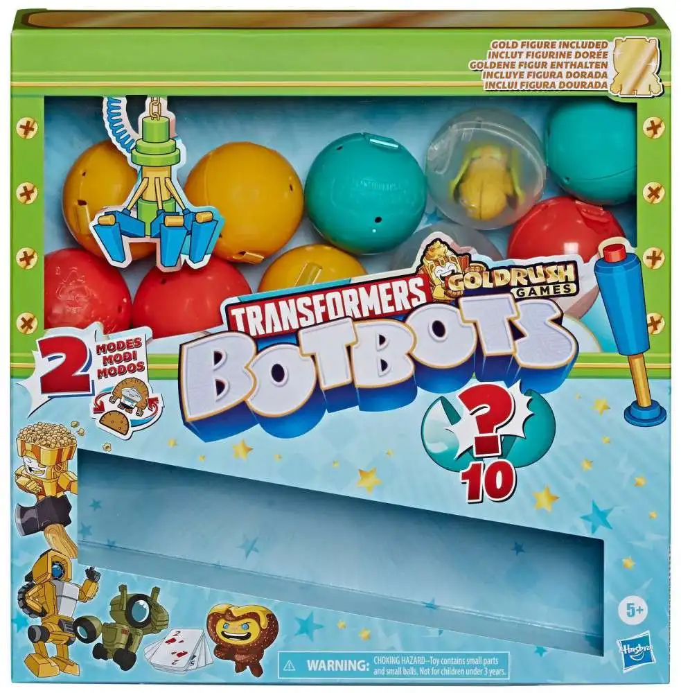 Deals ⭐ Transformers Goldrush Games BotBots Series 4 Surprise Unboxing: Claw Machine Mystery 10-Pack 😀