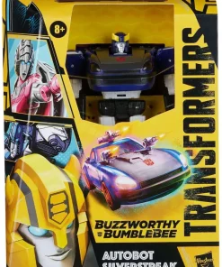Discount 🔥 Transformers Buzzworthy Bumblebee Silverstreak Exclusive Deluxe Action Figure ⭐