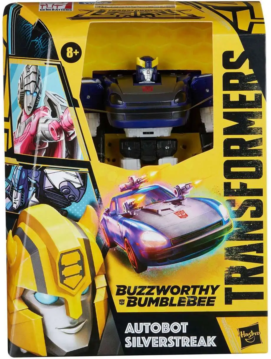 Discount ๐ฅ Transformers Buzzworthy Bumblebee Silverstreak Exclusive Deluxe Action Figure โญ
