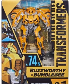 Best deal 🌟 Transformers Buzzworthy Bumblebee Studio Series Bumblebee Deluxe Action Figure [74] ✨