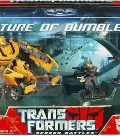 Coupon 😀 Transformers Movie Screen Battles Capture of Bumblebee Action Figure Set ❤️