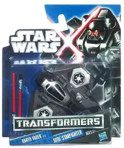 Top 10 ❤️ Star Wars Revenge of the Sith Transformers 2012 Class I Darth Vader to Sith Starfighter Action Figure 🧨