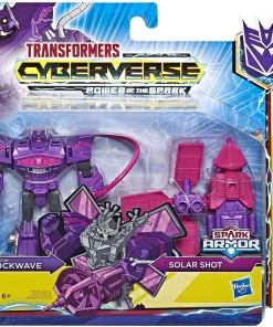 Cheap ✔️ Transformers Cyberverse Power of the Spark Spark Armor Shockwave Battle Class Action Figure 💯