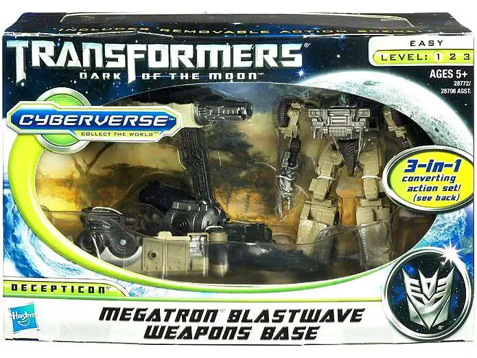 Best reviews of π Transformers Dark of the Moon Cyberverse Megatron with Blastwave Weapons Base Action Figure β¨