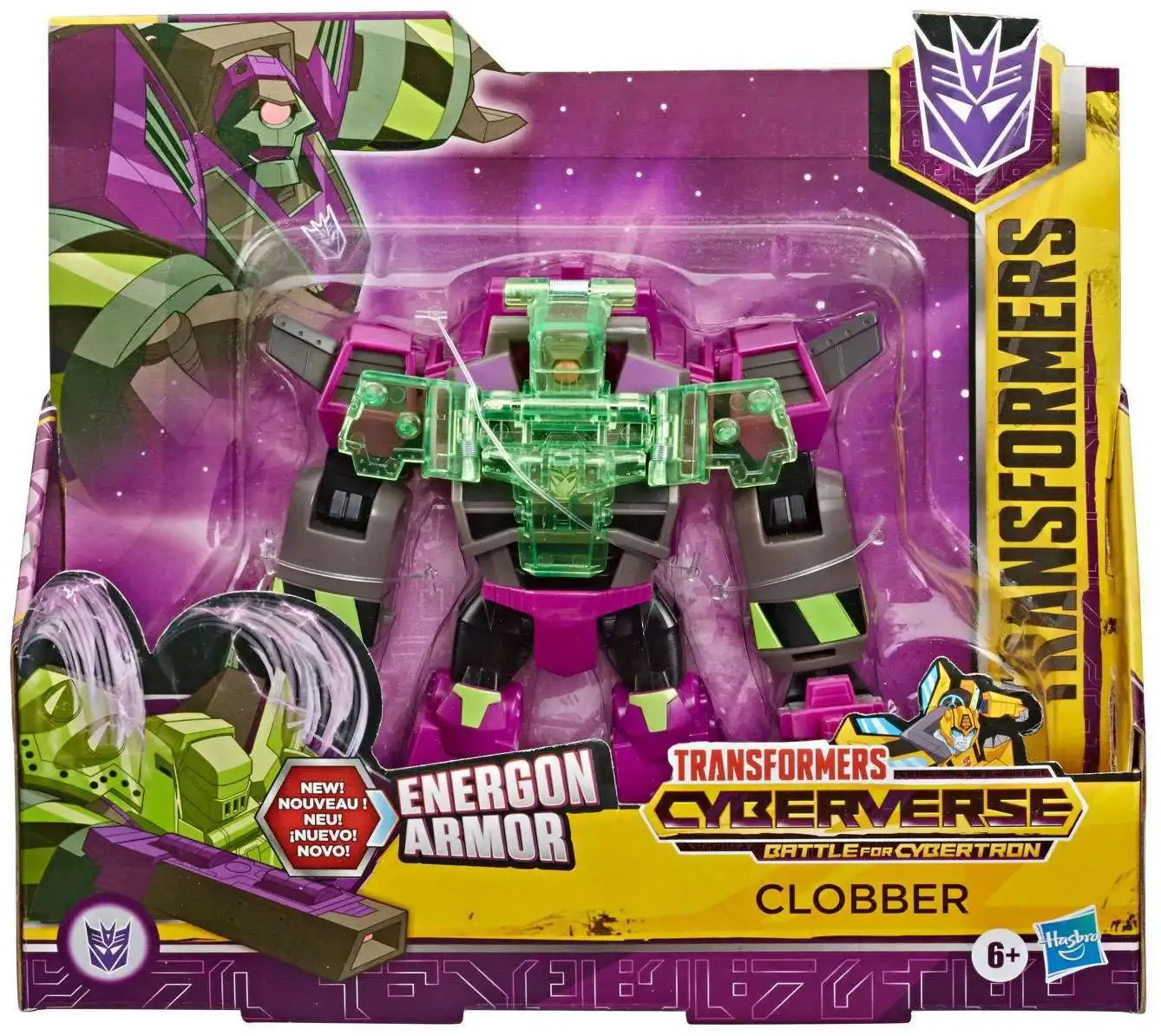 Promo 🔥 Transformers Cyberverse Battle for Cybertron Clobber Ultra Action Figure 🌟