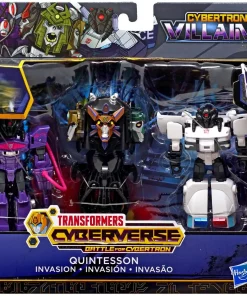 Deals 👍 Transformers Cyberverse Battle for Cybertron 1 Step Changer Quintesson Invasion Exclusive 4.25" Action Figure 3-Pack 🎉
