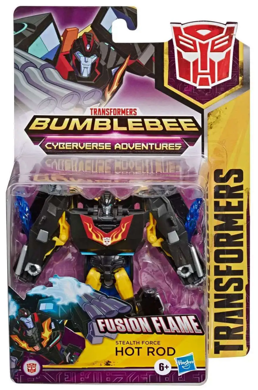 Coupon โ Transformers Bumblebee Cyberverse Adventures Stealth Force Hot Rod Warrior Action Figure โญ