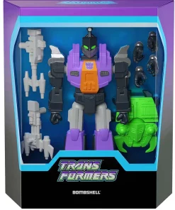 Outlet 🎉 ReAction Transformers Ultimates BombShell Action Figure 🔔
