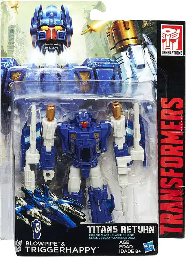 Best reviews of π Transformers Generations Titans Return Blowpipe & Triggerhappy Deluxe Action Figure π