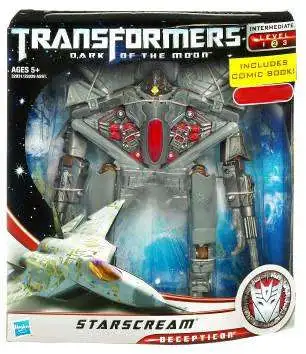 Outlet 🛒 Transformers Dark of the Moon Exclusives Voyager Starscream Exclusive Voyager Action Figure 🎁