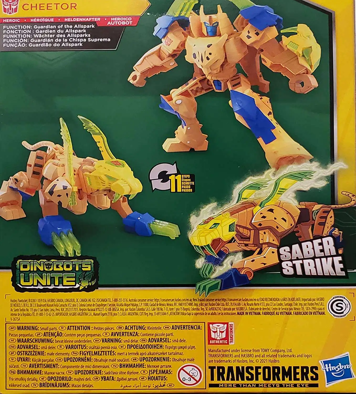 Brand new ๐ Transformers Bumblebee Cyberverse Adventures Cheetor Deluxe Action Figure โค๏ธ - Image 2