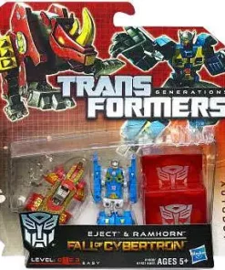 Cheap 😀 Transformers Generations Fall of Cybertron Eject & Ramhorn Legend Action Figure 2-Pack [Damaged Package, Mint Figures] ⭐