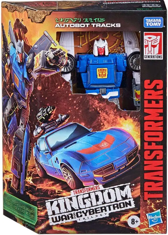 Promo 😉 Transformers Generations Kingdom: War for Cybertron Trilogy Autobot Tracks Deluxe Action Figure ✨