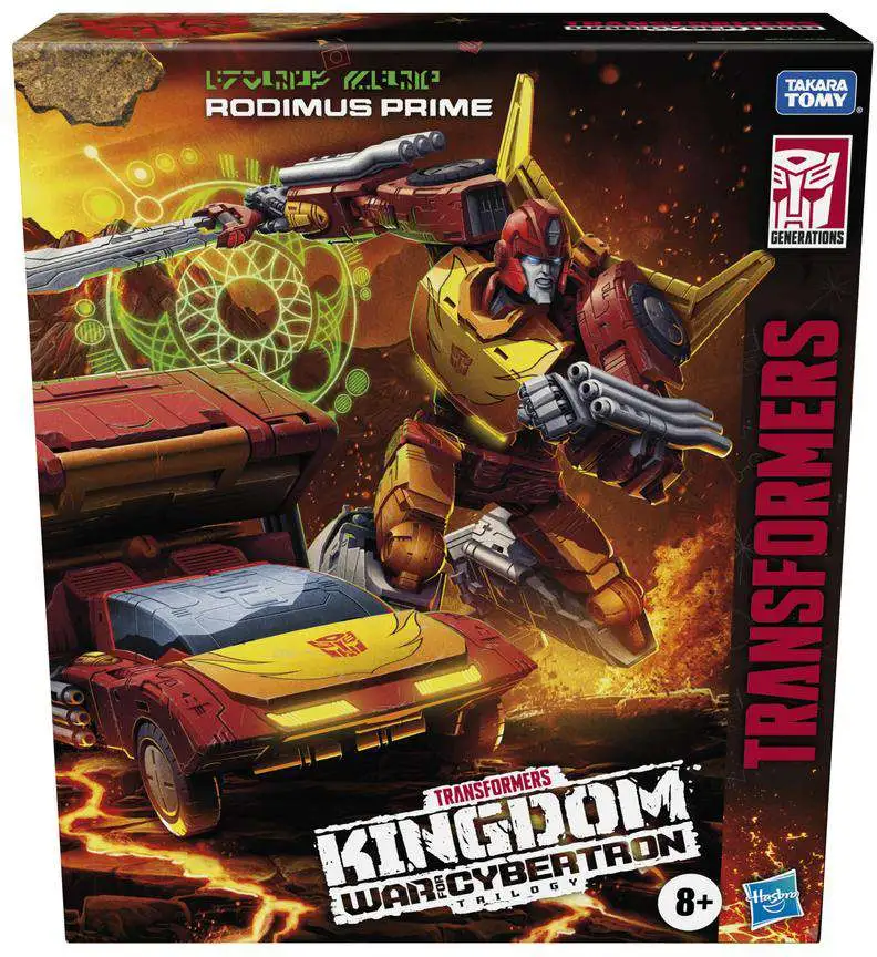 Promo 💯 Transformers Generations Kingdom: War for Cybertron Trilogy Rodimus Prime Commander Action Figure ⭐