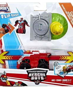 Best deal 💯 Transformers Playskool Heroes Rescue Bots Heatwave Action Figure [Flip Racers] 👍