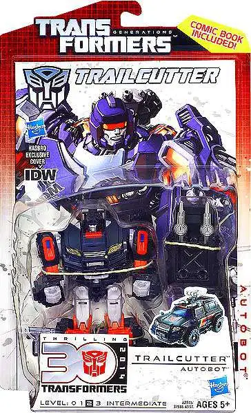 Cheap ✨ Transformers Generations 30th Anniversary Deluxe IDW Trailcutter Deluxe Action Figure 👏