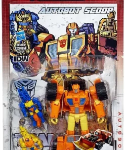 Brand new 🤩 Transformers Generations 30th Anniversary Deluxe IDW Autobot Scoop Deluxe Action Figure 🎉