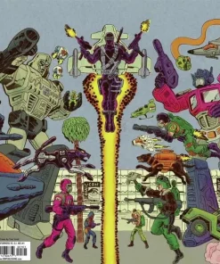 Outlet 💯 IDW Publishing Transformers Vs GI Joe #1 Comic Book [Diamond Previews SDCC Wraparound Cover C] ⭐