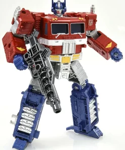 Discount ๐ Transformers Masterpiece Series Optimus Prime and Tenseg Base Action Figure & Stand โญ