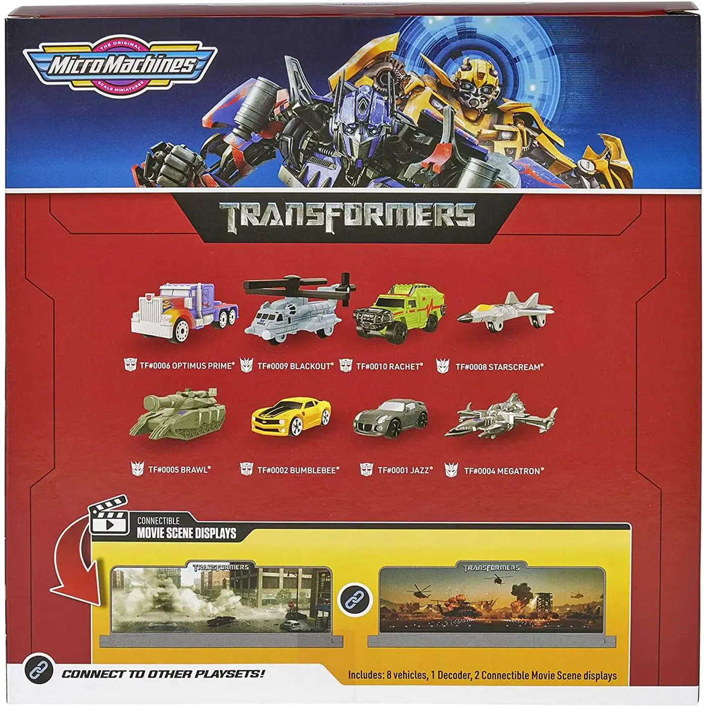 Promo 🛒 Micro Machines Transformers 2007 Optimus Prime, Blackout, Ratchet, Starscream, Brawl, Bumblebee, Jazz & Megatron Vehicle 8-Pack 😍 - Image 5