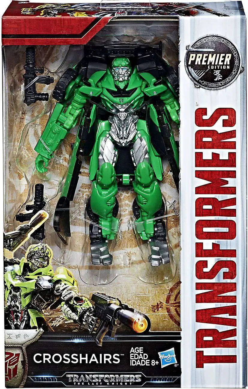 Hot Sale ✔️ Transformers The Last Knight Premier Deluxe Crosshairs Action Figure ✔️