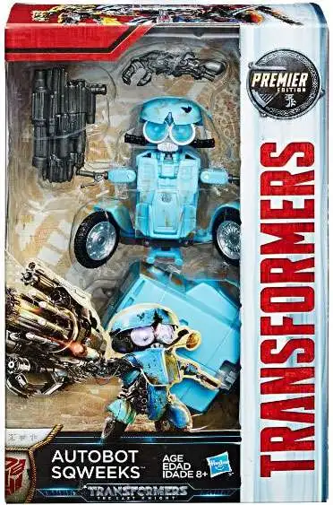 Cheapest 🔥 Transformers The Last Knight Premier Deluxe Autobot Sqweeks Action Figure 🤩
