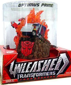 Cheapest 🎁 Transformers Movie Unleashed Turnarounds Optimus Prime Action Figure 😉