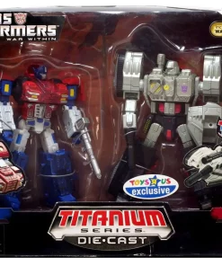 Hot Sale 🎁 Transformers War Within TItanium Series Optimus Prime & Megatron 6-Inch 6" Diecast Figure [Damaged Package] 🧨