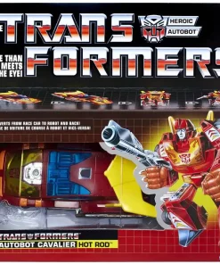 Best Pirce 💯 Transformers Gen 1 2018 Reissue Hot Rod Exclusive Action Figure [Autobot Cavalier, Damaged Package] 😍