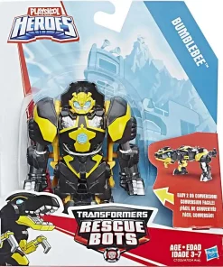 Brand new 😉 Transformers Playskool Heroes Rescue Bots Bumblebee (Night Raptor) Action Figure [Rescan] 😀