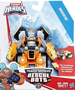 Cheapest 💯 Transformers Playskool Heroes Rescue Bots Brushfire Action Figure 🔥