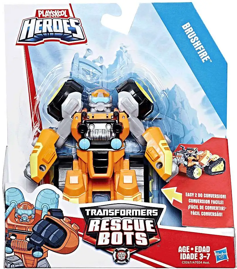 Cheapest ๐ฏ Transformers Playskool Heroes Rescue Bots Brushfire Action Figure ๐ฅ