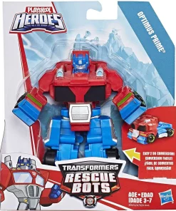 Best deal 👏 Transformers Playskool Heroes Rescue Bots Optimus Prime Trailer Action Figure [Rescan, Damaged Package] 😀