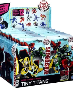 Discount 🛒 Transformers Robots in Disguise Tiny Titans Series 5 Mystery Box [24 Packs] 🔔