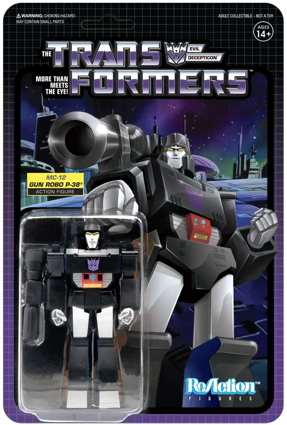 Brand new 🤩 ReAction Transformers Megatron MC-12 Action Figure 😉