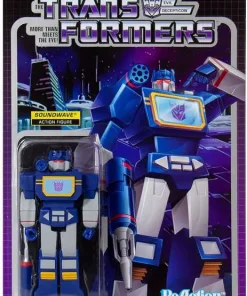 New โ๏ธ ReAction Transformers Soundwave Action Figure ๐