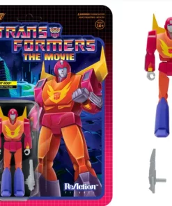 Budget 😍 ReAction Transformers The Movie Wave 4 Hot Rod Action Figure 💯