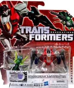Hot Sale 🤩 Transformers Generations 30th Anniversary Starscream & Waspinator Legend Action Figure 2-Pack 😉