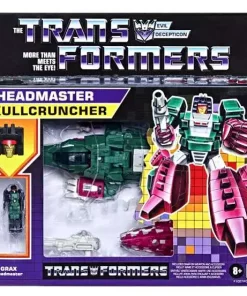 Cheapest 😉 Transformers Generations Retro Headmaster Skullcruncher with Grax Exclusive Deluxe Action Figure [G1 Inspired] 🤩
