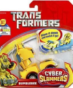 Deals 👏 Transformers Movie Cyber Slammers Bumblebee Action Figure 🛒