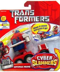 Promo 🛒 Transformers Movie Cyber Slammers Optimus Prime Action Figure 👍