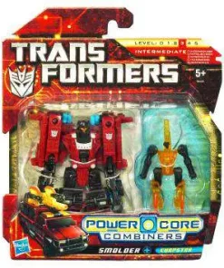 Brand new ✔️ Transformers Power Core Combiners Smolder & Chopster Action Figure 2-Pack [Damaged Package] 🛒