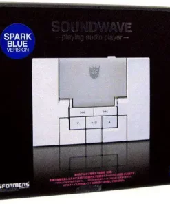 Budget 🛒 Transformers Japanese Music Label Soundwave MP3 Player [Spark Blue] ✨