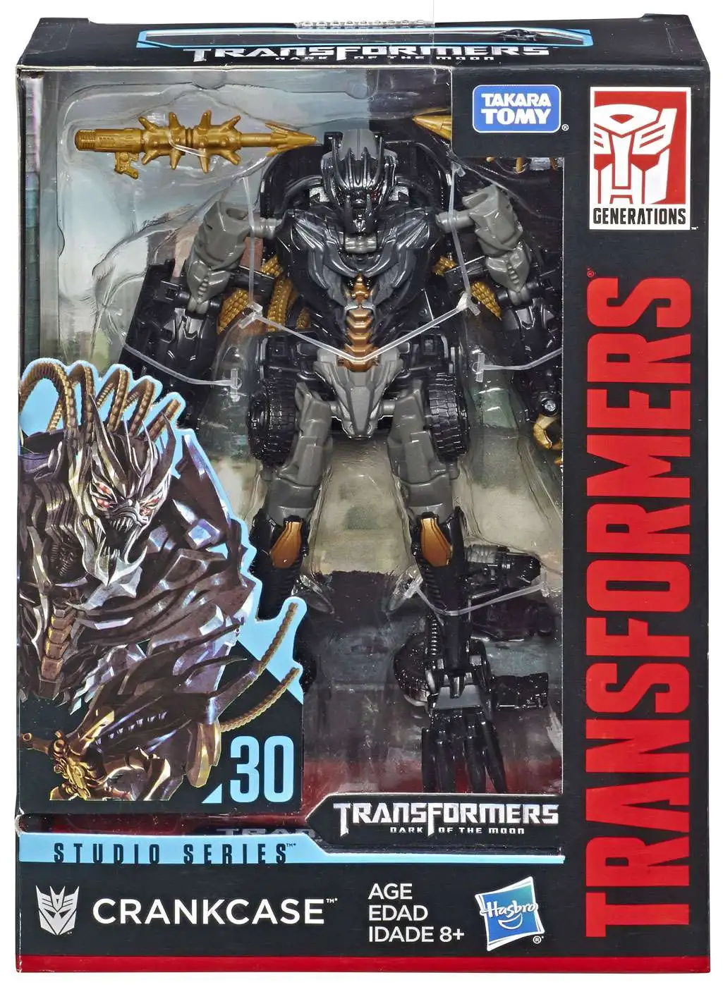 Promo ✔️ Transformers Generations Studio Series Crankcase Deluxe Action Figure #30 💯