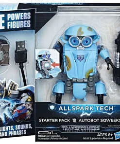 Best deal 🔥 Transformers The Last Knight All Spark Tech Autobot Sqweeks Starter Pack ✔️