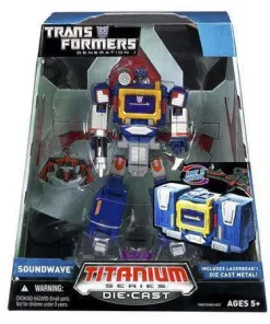 Hot Sale 🛒 Transformers Generation 1 TItanium Series Soundwave 6-Inch 6" Diecast Figure 🤩
